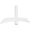 Ekena Millwork Bellingham Architectural Grade PVC Gable Bracket, 72"W x 30"H x 2"D x 6"F, 10/12 Pitch GBP072X30X0206BEL00 - alternate 1